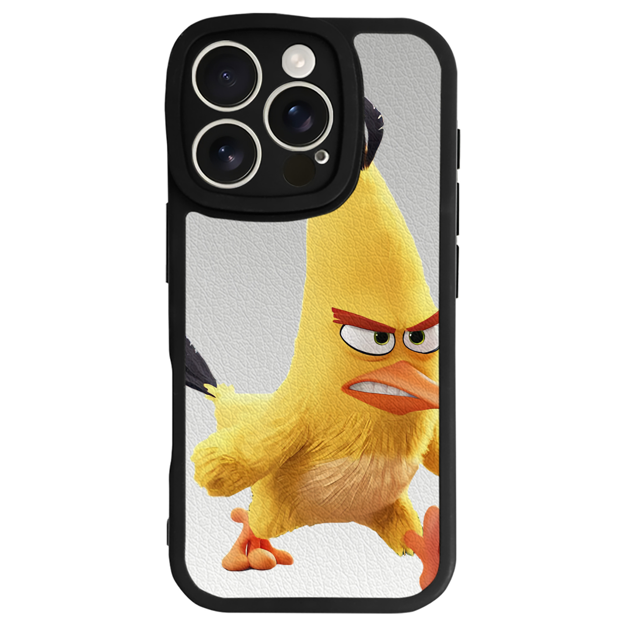 （画像用） Angry Birds アングリーバード 【iPhone 16シリーズ対応】シリコンスマホケース（レザー調） 材質：シリコン
